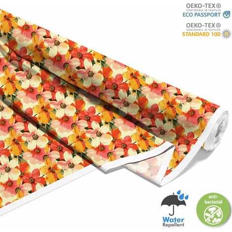 TESSUTI DECORATIVI PER ESTERNI OXFORD - Motivo Fiori I DX5639 (1/5)