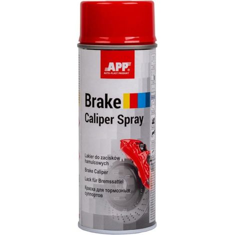 Bombe de peinture - Rouge - Pour étrier de frein - Résistante chaleur - APP - 400ml