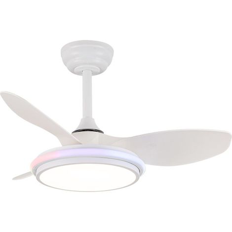 Ventilateur de plafond LED Stel TL Mini RGB 31 W 2 980 lm CCT à intensité variable (1/5)