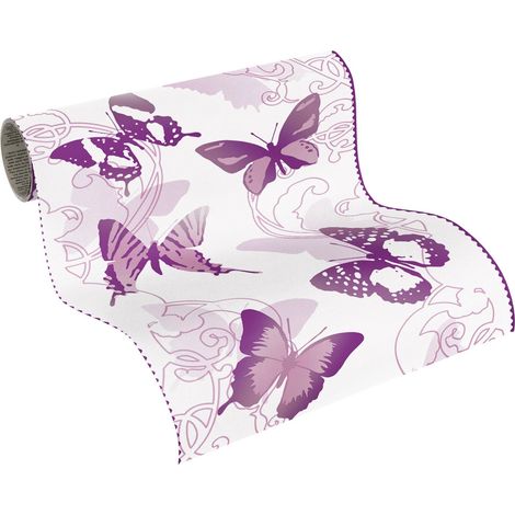A.S. Creation Pop.up Panel  942582  Folie selbstklebend Naturoptik  0.35 m x 2.5 m  Lila (1/2)