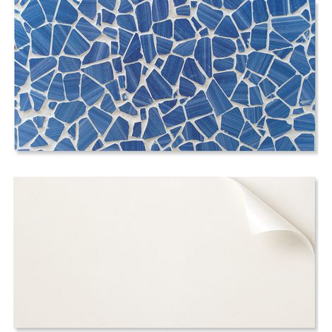 Azulejos decorativos autoadhesivos de vinilo para pared, mosaico de fragmentos, 10x40x20 cm