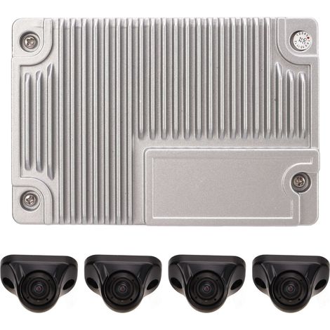 Caméra 360° Vue Panoramique avec Caméras Avant Arrière Gauche Droite pour Stationnement et Recul, Kit 4 Caméras Voiture, Aide au Conduite Complète, Accessoire Auto (1/5)