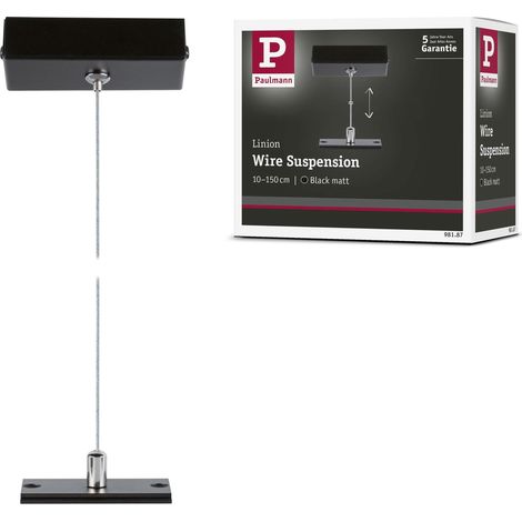 Luminaire paulmann linion câble suspension 150 cm réglable