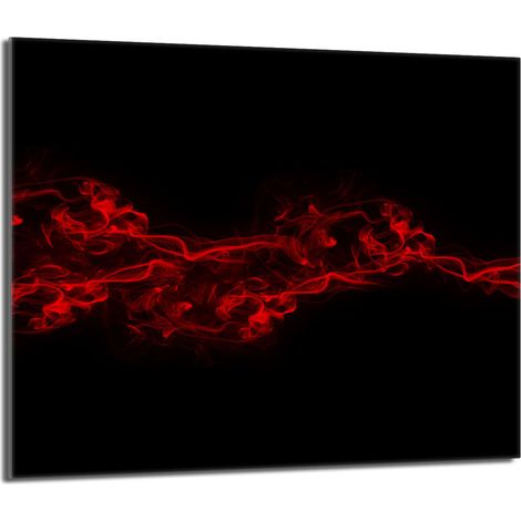 Piastra protettiva in vetro per stufa 60x52 Nero (1/5)