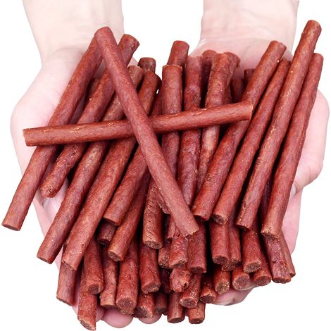 Snack per cani, bastoncini morbidi al manzo Woof&Miau 500g
