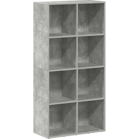 Maison Exclusive - Bücherregal/Sideboard Betongrau 66×30×130 cm H