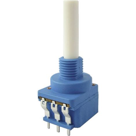 Weltron 002045039180 WSFA202-A2-08-30F1-100K-20%-LIN Potenziometro rotativo con interruttore rotativo Mono 0.4 W 100 kΩ
