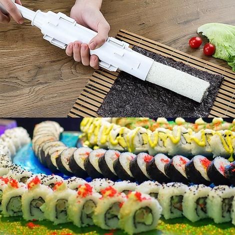 Sushi-Maker aus Kunststoff – Modernes Design – 1-teilig – Einfache Handhabung (1/4)