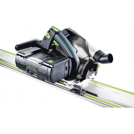 Festool – Scie plongeante sans fil 18V – 2 batteries 5,2Ah – Lame Ø160mm pour coupe précise – Rail FS1400 – 577006