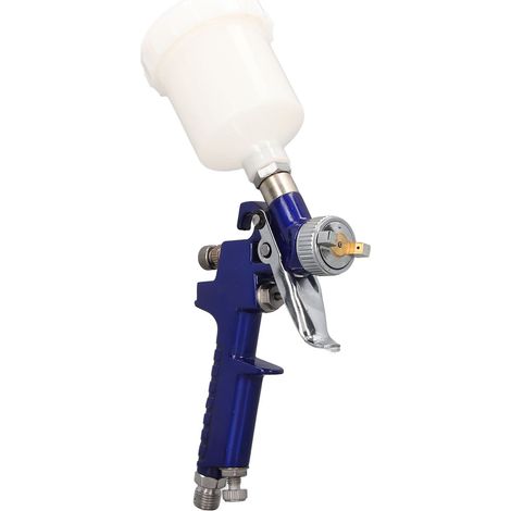 Niederdruck-HVLP-Spritzpistole mit Manometer, 0,8 mm Düse, 125 ml Becher. (1/5)