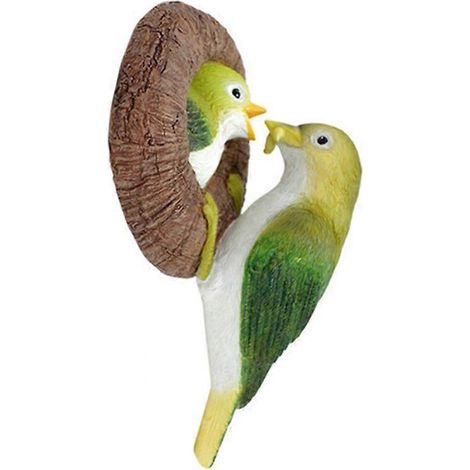 Perroquet décoratif en résine, modèle d'oiseau, pour jardin, bibliothèque ou maison