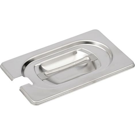 Couvercle pour Bac Inox avec Encoche GN 1/9 - Gastro M