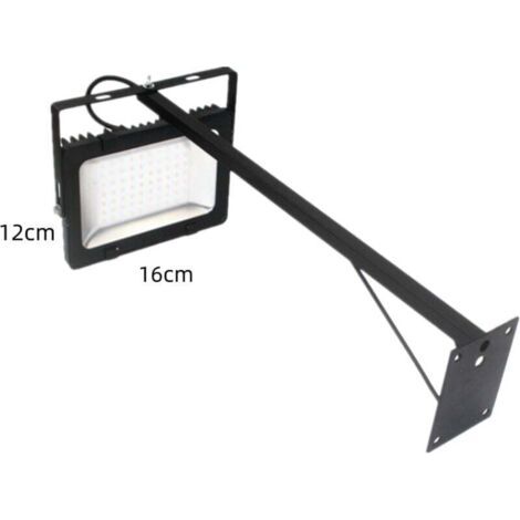Green Mobility-Éclairage d'enseignes  - Projecteurs LED extérieurs 20 W pour façades de magasins - 50 cm - Montage en haut - Noir (1/4)