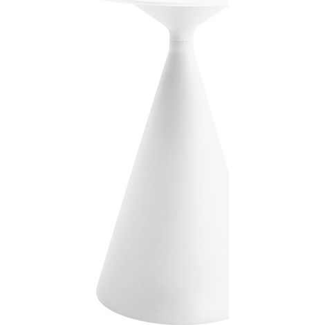Garten-Bistro-Hochtisch ⌀80 cm "Néora" - Weiß