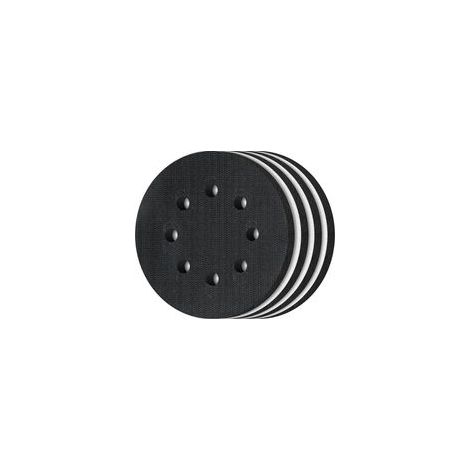 Tampons de ponçage souples en mousse 125 mm, 4 pièces pour disque abrasif (1/3)