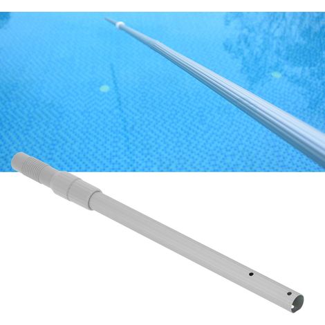 Accessoires de Nettoyage Piscine 2 en 1 Brosse Aspirante et Filet de Récupération Télescopique Extensible jusqu'à 1 Mètre (1/5)