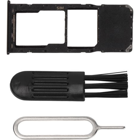 Support de Tiroir Carte SIM avec Poussoir et Brosse pour Galaxy A20, Accessoires Smartphone (1/5)