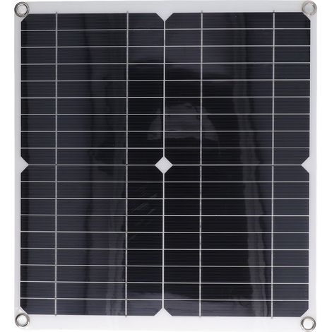 Kit solaire 15V/25W panneau monocristallin + contrôleur batterie lithium 100A pour camping-car et bateau, système hors-réseau, sans rangement (modèle BSY-22827) (1/5)