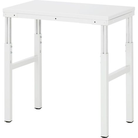 Table de travail de base mélamine Rau LxPxH 700x500x650-1000mm (1/4)