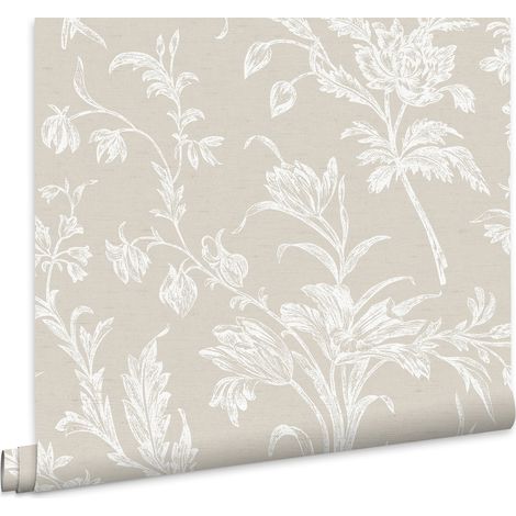 Laura Ashley Lloyd Vliestapet Dove Grey 10mx52cm (1/4)
