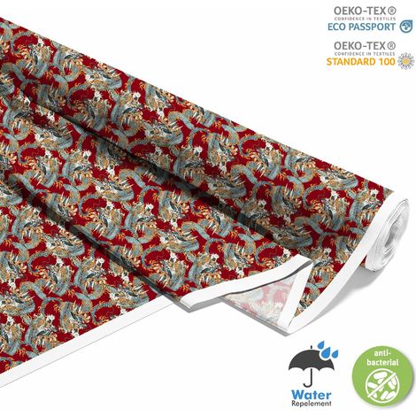 OUTDOOR DEKOSTOFFE OXFORD - Motiv Drache 2 (1/5)