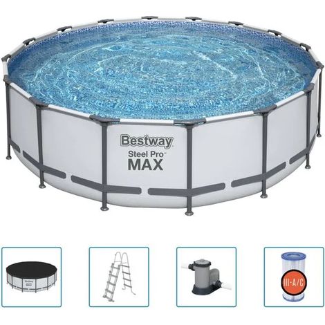 Ensemble de piscine Bestway Steel Pro MAX 488x122 cm (1/5)
