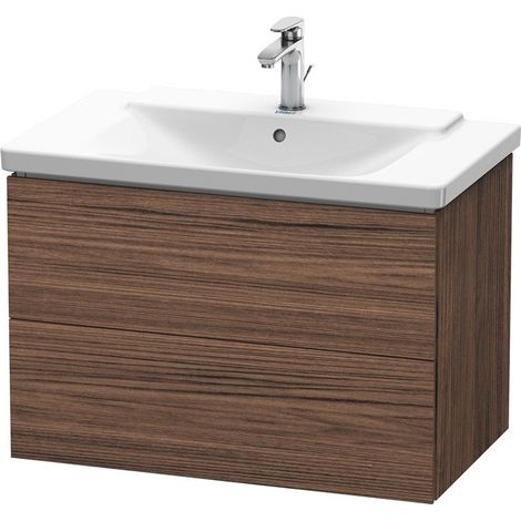 L-CUBE mobile lavabo 820x481x555mm noce scuro