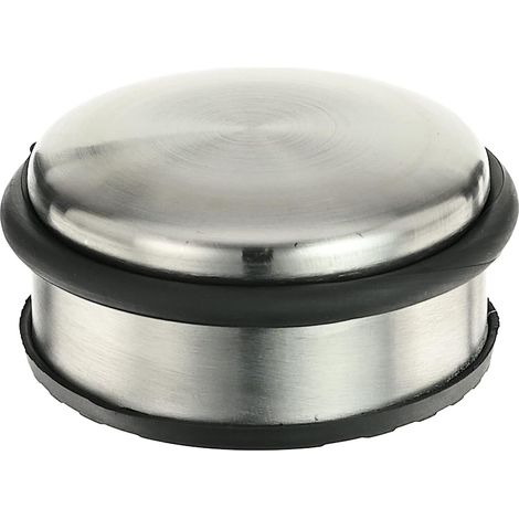 Butoirs de Porte en Acier Inoxydable, 10 cm Diamètre x 4 cm de hauteur (1/2)