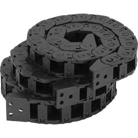 Lot de 3 chemins de câbles articulés nylon 3 trous ouverts pour VORON 2.4 imprimante 3D 2x410mm 1x498mm (1/5)