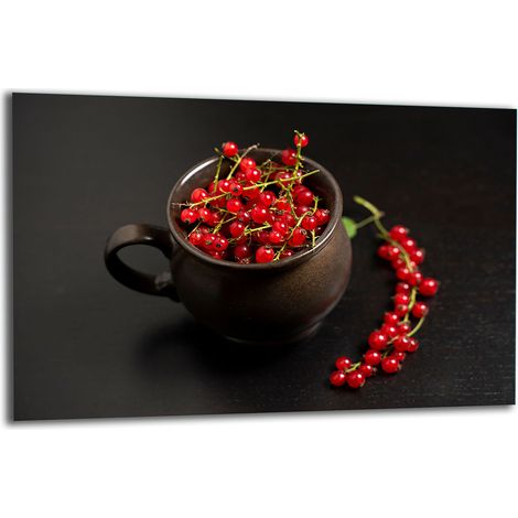PLAQUE DE PROTECTION EN VERRE POUR CUISINIÈRE 80x52 FRUIT (1/5)