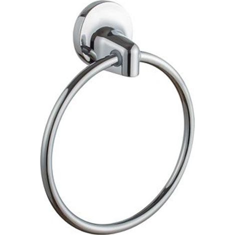 Cleafe - Anello Cerchio Porta Asciugamano Moderno Fissaggio A Parete Arredo Bagno 79807 - (1/2)