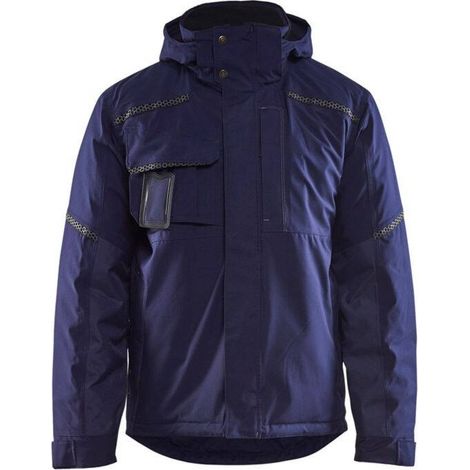 Giacca da lavoro invernale stretch 2D 4881 - Blu navy XXXL (1/4)