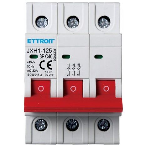 ETTROIT INTERRUTTORE DI ISOLAMENTO SEZIONATORE 3P 40A 380V