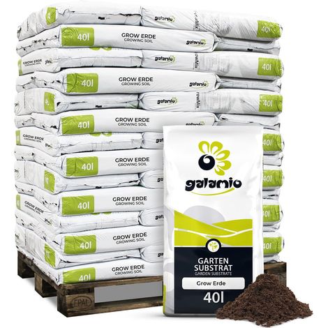 Galamio Grow Erde 40l x 42 Sack 1680l 42er