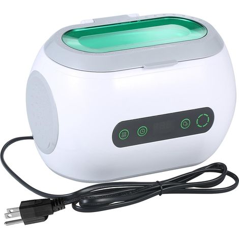 600 ml Digitaler Ultraschallreiniger mit Entgasungsfunktion, Haushaltsbrillenreinigungsgerät mit Sta