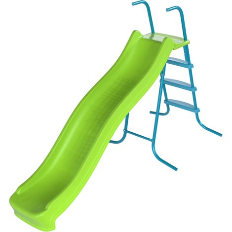 Toboggan ondulé 220 cm avec 4 marches (1/5)