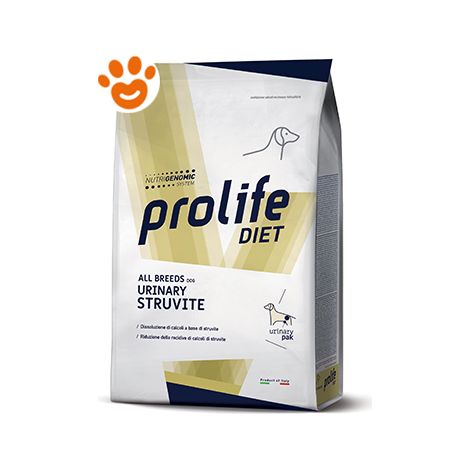 Prolife Dog Veterinary All Breeds Urinary Struvite  - Prolife Dog Veterinary All Breeds Urinary Struvite - Sacco Da 8 Kg