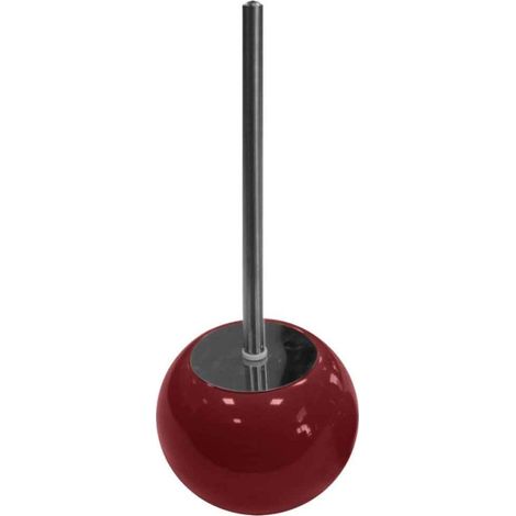 Brosse WC Design "Bullea" 37cm Framboise (1/4)
