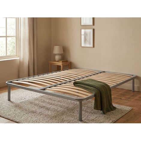Talamo Italia Sommier double Malvina, Base orthopédique en contreplaqué de bouleau à 13 lattes, 100% Made in Italy, Cm 140x190h34, avec emballage renforcé (1/3)