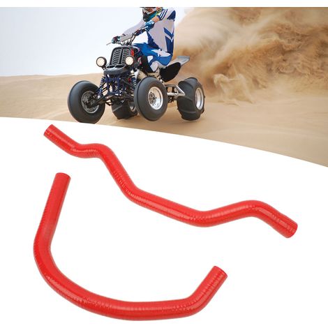 Durite de radiateur en silicone rouge pour quad Yamaha YFZ350 (HX300) 1987-2006 (1/5)