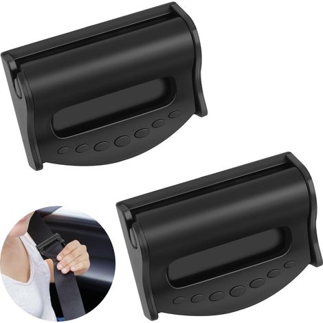 2PCS Ajusteur De Ceinture De SéCurité De Voiture,pince ceinture de sécurité voiture,Clip de RéGlage ceinture de sécurité de voiture pour adultes et enfants,RéGlable Bloque Ceinture de securite Voiture (1/5)