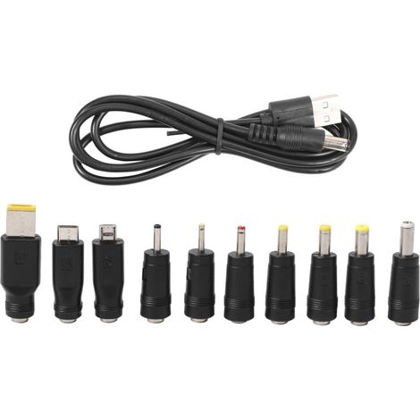 Geeignet für austauschbare 5,5 x 2,1 mm USB-zu-Multifunktions-Gleichstromkabel
