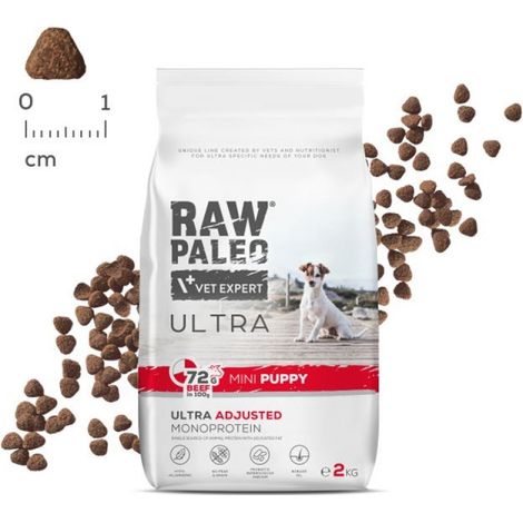 VetExpert Raw Paleo Ultra Beef Mini Puppy 2kg (1/3)