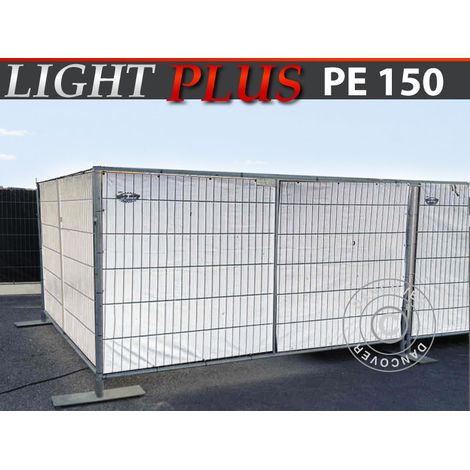 Fence tarpaulin 1.76x3.41 m, PE 150 g/m² White - Dancover (1/2)