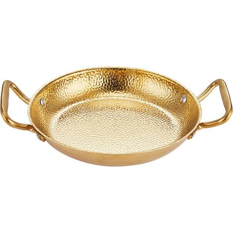 Poêle de cuisine à double poignée, casserole chaude, poêle ménagère en acier inoxydable, accessoire pour la maison (1/5)