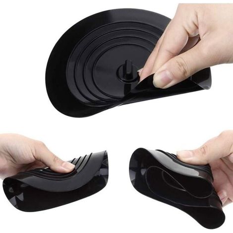 Frises Autocollantes DéCoratives Bordure De Papier Peint Frise Murale Adhesive Pour Cuisine, Salle De Bains,Chambre DéCoration Murale Obsidienne 15cm X 500cm (1/5)