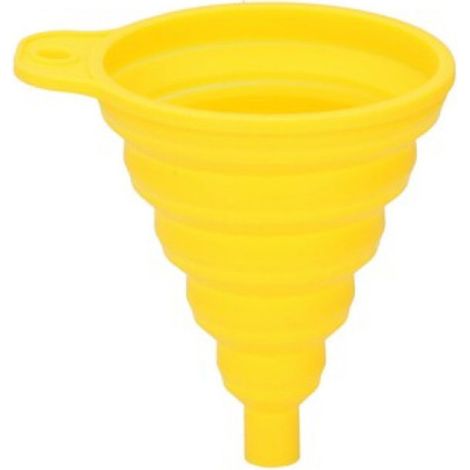 DUNLOP Imbuto pieghevole per auto Ø9x10cm in silicone giallo (1/2)