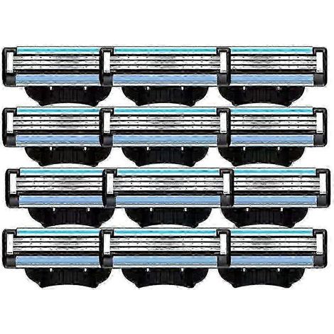 24 lames de rasoir manuelles Mach 3, recharges pour rasoir homme (1/5)