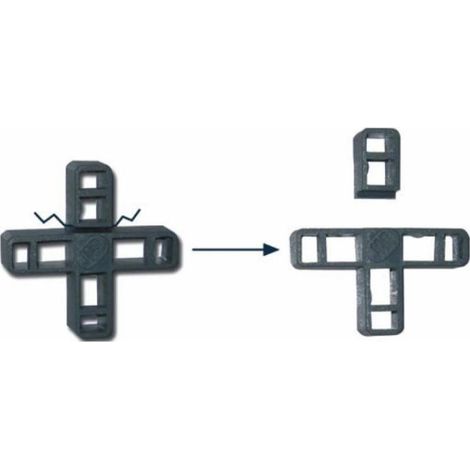 JAR crucetas plastico de 10mm. , Crucetas de plástico de 10 mm 2110 Indicada para la colocación de pavimentos y revestimientos cerámicos Tamaño: 10 mm Crucetas y alicat (1/4)