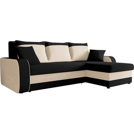 Sofá rinconero Comfivo 203, Mikrofaza 0015 + Mikrofaza 0031, Función de descanso, Almacenaje, 238x147x80cm, 0
